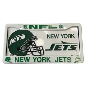 NFL New‎ York Jets License Plate Frame Auto Car Tag Football